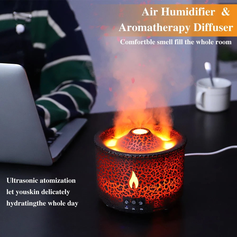 2-Color Night Light and Flame Diffuser